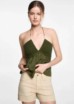 MANGO Krótkie Spodenki*Szorty bawełniane z kieszeniami