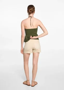 MANGO Krótkie Spodenki*Szorty bawełniane z kieszeniami