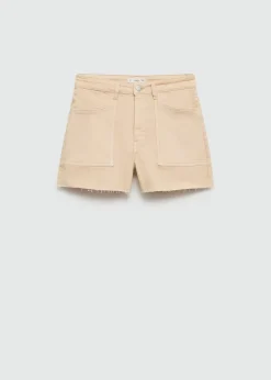MANGO Krótkie Spodenki*Szorty bawełniane z kieszeniami
