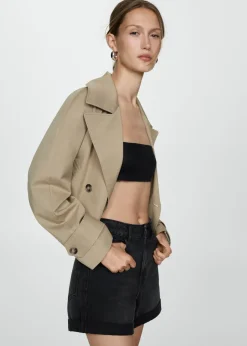 MANGO Krótkie Spodenki*Szorty dżinsowe mom fit