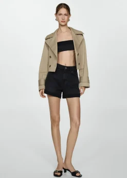 MANGO Krótkie Spodenki*Szorty dżinsowe mom fit