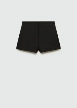 MANGO Krótkie Spodenki*Szorty dżinsowe o prostym kroju z wysokim stanem