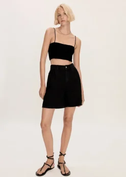 MANGO Krótkie Spodenki*Szorty dżinsowe o prostym kroju