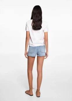 MANGO Krótkie Spodenki*Szorty dżinsowe slim fit