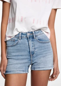 MANGO Krótkie Spodenki*Szorty dżinsowe slim fit