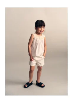 Dzieci MANGO Szorty I Spódnice*Szorty dżinsowe z elastycznym paskiem