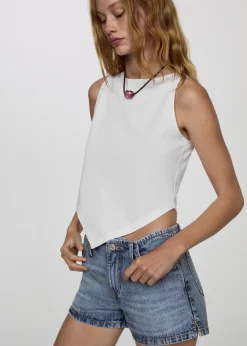 MANGO Krótkie Spodenki*Szorty dżinsowe z niskim stanem