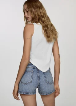 MANGO Krótkie Spodenki*Szorty dżinsowe z niskim stanem