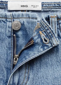 MANGO Krótkie Spodenki*Szorty dżinsowe z niskim stanem