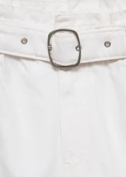 MANGO Krótkie Spodenki*Szorty dżinsowe z paskiem