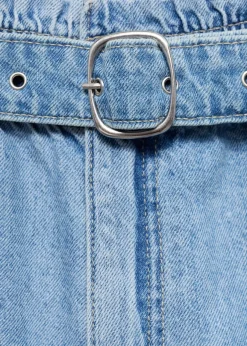 MANGO Krótkie Spodenki*Szorty dżinsowe z paskiem