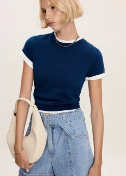 MANGO Krótkie Spodenki*Szorty dżinsowe z paskiem