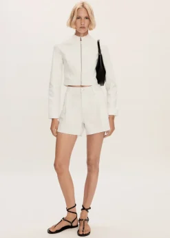 MANGO Krótkie Spodenki*Szorty dżinsowe z postrzępionym dołem