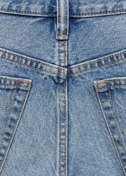 MANGO Krótkie Spodenki*Szorty dżinsowe z postrzępionym dołem