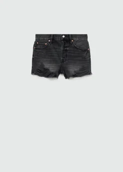 MANGO Krótkie Spodenki*Szorty dżinsowe z rozdarciami