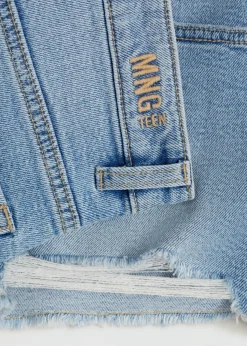 MANGO Krótkie Spodenki*Szorty dżinsowe z rozdarciami