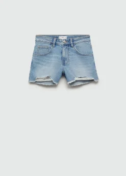 MANGO Krótkie Spodenki*Szorty dżinsowe z rozdarciami