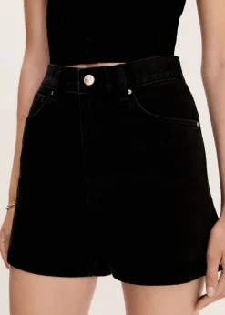 MANGO Krótkie Spodenki*Szorty dżinsowe z wysokim stanem