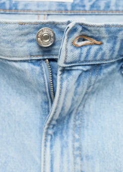 MANGO Krótkie Spodenki*Szorty dżinsowe z wysokim stanem