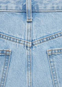 MANGO Krótkie Spodenki*Szorty dżinsowe z wysokim stanem