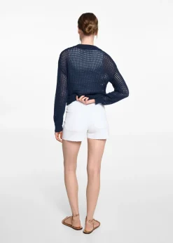 MANGO Krótkie Spodenki*Szorty dżinsowe ze średnim stanem