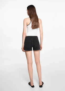 MANGO Krótkie Spodenki*Szorty dżinsowe ze średnim stanem