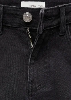 MANGO Krótkie Spodenki*Szorty dżinsowe ze średnim stanem