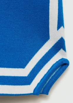 MANGO Krótkie Spodenki*Szorty dzianinowe w paski