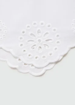MANGO Krótkie Spodenki*Szorty haftowane z ażurowym motywem