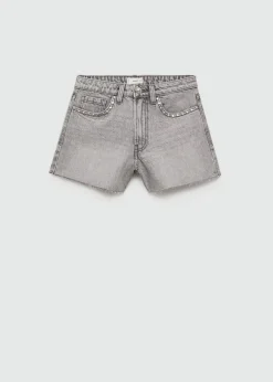 MANGO Krótkie Spodenki*Szorty haftowane z koralikami