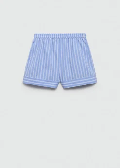 MANGO Krótkie Spodenki*Szorty o prostym kroju w paski