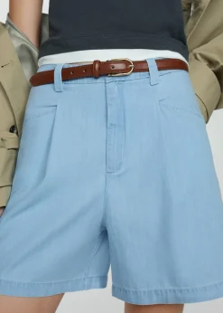 MANGO Krótkie Spodenki*Szorty o prostym kroju ze średnim stanem