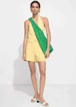 MANGO Krótkie Spodenki*Szorty o prostym kroju ze średnim stanem