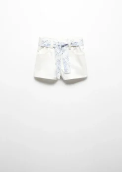 Dzieci MANGO Szorty I Spódnice*Szorty paperbag z denimu