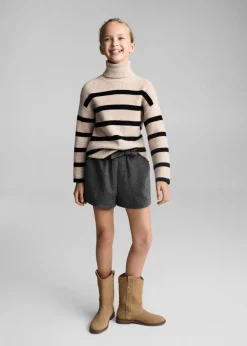 Dzieci MANGO Szorty I Spódnice*Szorty paperbag z wiązaniem