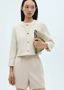 MANGO Krótkie Spodenki*Szorty z elastycznym pasem