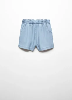 Dzieci MANGO Szorty I Spódnice*Szorty z lyocellu z elastycznym pasem