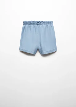Dzieci MANGO Szorty I Spódnice*Szorty z lyocellu z elastycznym pasem