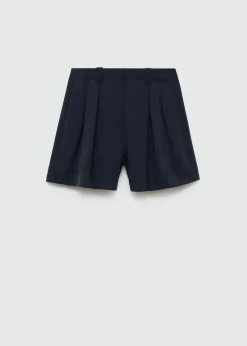 MANGO Krótkie Spodenki*Szorty ze średnim stanem i zaszewkami