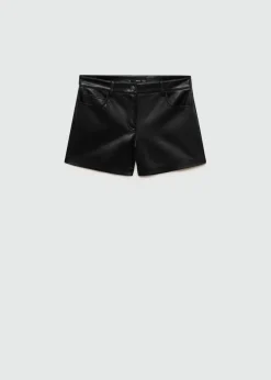 MANGO Krótkie Spodenki*Szorty ze sztucznej skóry