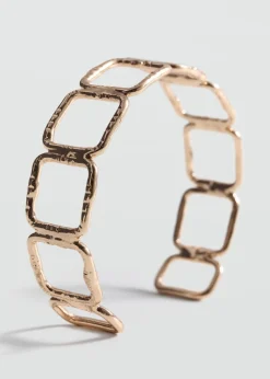 MANGO Biżuteria*Sztywna bransoletka z kół