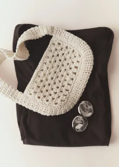 MANGO Torebki*Szydełkowa torebka do ręki