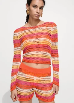 MANGO Krótkie Spodenki*Szydełkowe spodenki