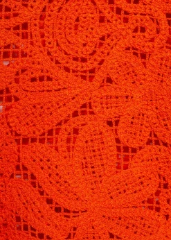 MANGO Krótkie Spodenki*Szydełkowe spodenki z motywem kwiatów