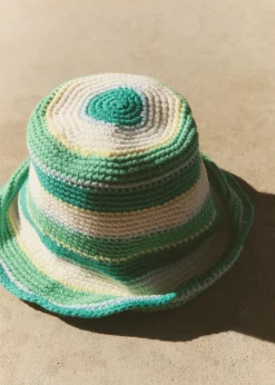 MANGO Czapki I Rękawiczki*Szydełkowy kapelusz rybacki