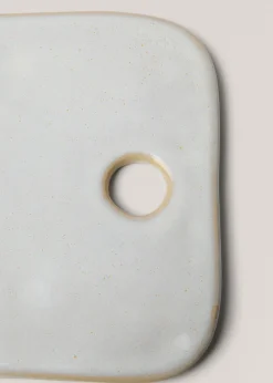 MANGO Tace*Taca z kamionki z obwódką w postarzanym stylu