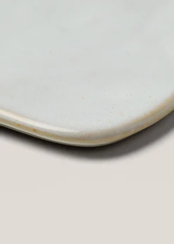 MANGO Tace*Taca z kamionki z obwódką w postarzanym stylu