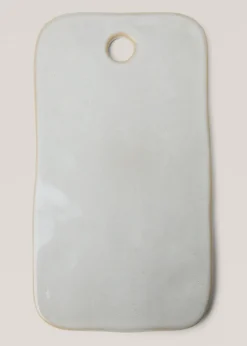 MANGO Tace*Taca z kamionki z obwódką w postarzanym stylu