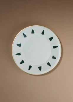 MANGO Zastawa Stołowa*Talerz deserowy z motywem choinki