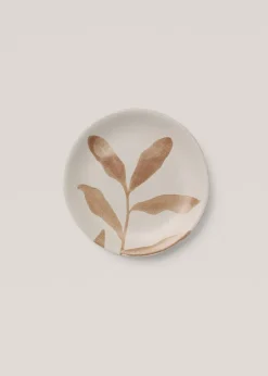 MANGO Zastawa Stołowa*Talerz deserowy z motywem liści